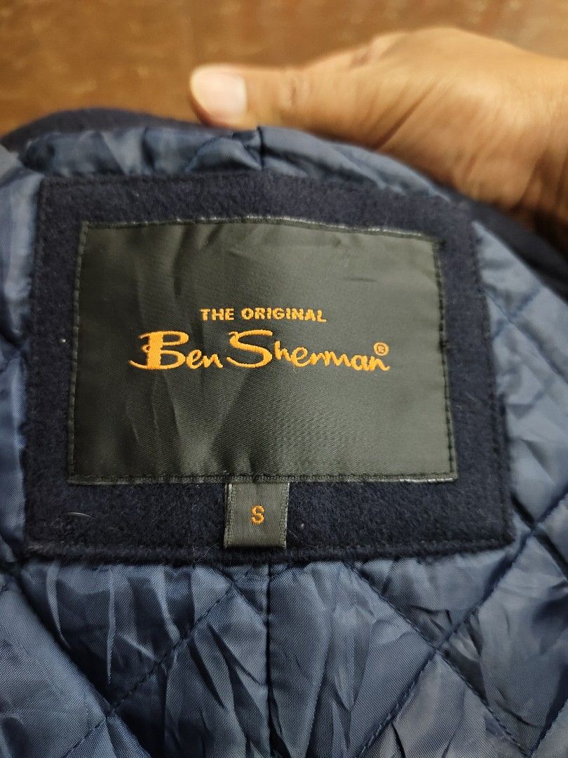 BEN SHERMAN UNISEX WOOL JACKET (Category: Coats, Jackets and Outerwear) located in Baguio. Submitted by archival_thrifted.ph. (Listing ID 1380797418, Image 2). Description: FOR SALE‼️ .BEN SHERMAN UNISEX WOOL JACKET .EXCELLENT CONDITION .SIZE : WOMENS MEDIUM , MENS SMALL .PHP 980 PLUS SF .❌❌ COP/COD .MOP GCASH .COURIER J&T .BAGUIO AREA .DM FOR SURE BUYER.