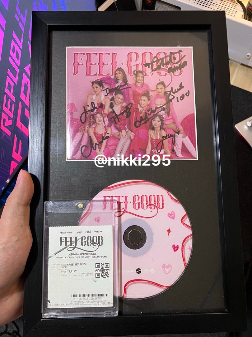 Bini Feel Good Album Signed OT8 [Rare] (Category: Looking For) located in Manila. Submitted by nikki295 (Listing ID 1380766366, Image 1). Description: I’m selling Bini Rare collectibles. This item is OT8 signed during their Feel Good album launch. I can provide proof of authenticity. The price is negotiable, so feel free to DM me. I can ship via J&T Express, and payment can be made through e-wallets like GCash or Maya, as well as via bank transfe