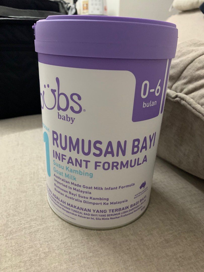 Bubs Baby Infant Formula Goat Milk (0-6 Months) (Category: Breastfeeding & Bottle Feeding) located in Gombak. Submitted by arifaisal (Listing ID 1380894289, Image 1). Description: Want to sell brand new baby formula (belum buka) because this brand not suit my baby Notes : just purchase this formula on July 2025. (Refer last pic).