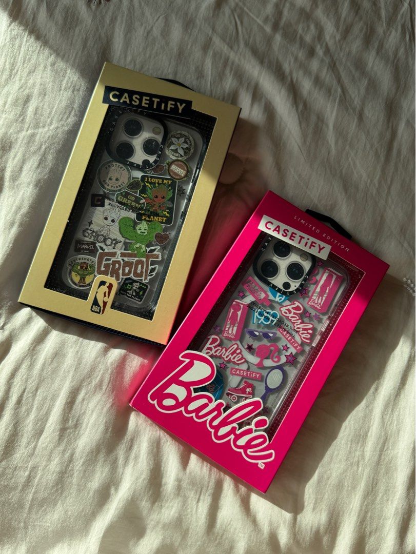 由 yyyyzzzzzzz (刊登 ID 1380869562，圖片 1) 提交，位於 台南市 (Tainan) 的 Casetify 手機殼 (類別：手機套及手機殻)，說明：都是13pro！！！有magsafe 圖 1 ⬆️ 九成新 💰800 (圖案是 groot的！只是拿NBA的盒子裝～ ⬇️ 正常使用痕跡 💰650 可看細圖 都有購買證明。