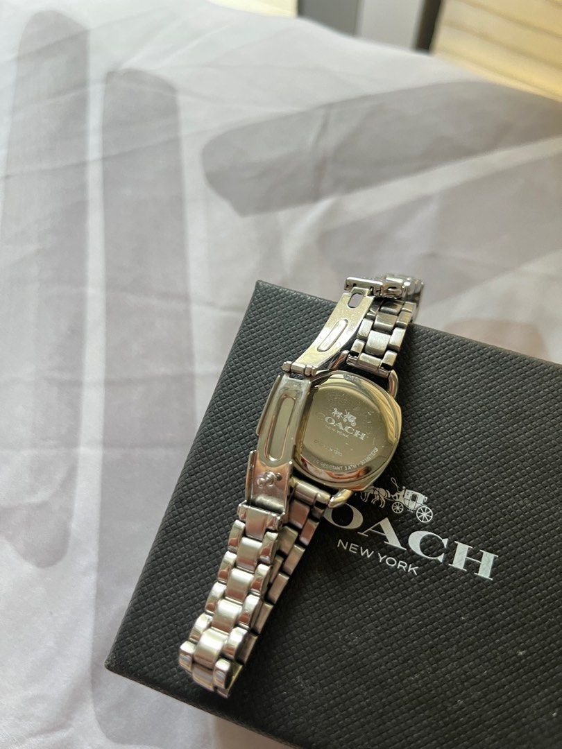 Coach Dress Watch (LP POSTED!) (Category: Women's Watches) located in Manila. Submitted by shopdct (Listing ID 1380795333, Image 2). Description: Quartz Complete Inclusions Yes - authentic. This is Coach. Not a Rolex. I dont overprice secondhand items :) NEEDS BATTERY CHANGE.