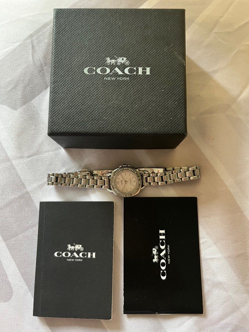 Coach Dress Watch (LP POSTED!) (Category: Women's Watches) located in Manila. Submitted by shopdct (Listing ID 1380795333, Image 1). Description: Quartz Complete Inclusions Yes - authentic. This is Coach. Not a Rolex. I dont overprice secondhand items :) NEEDS BATTERY CHANGE.
