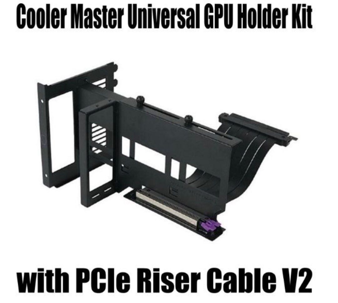 Cooler Master Universal GPU Holder Kit with PCIe Riser Cable V2