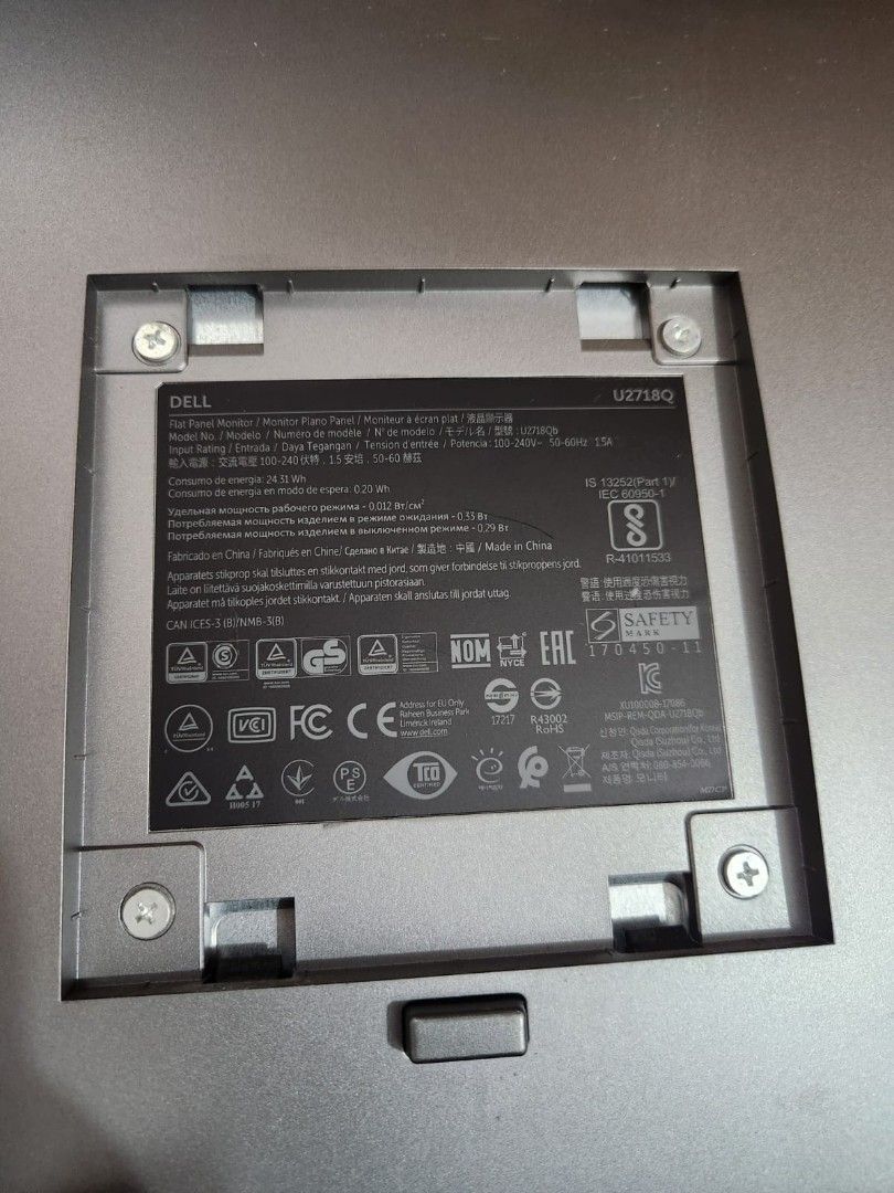 [Spoilt] Dell U2718Q 27-inch Monitor63073984023426112