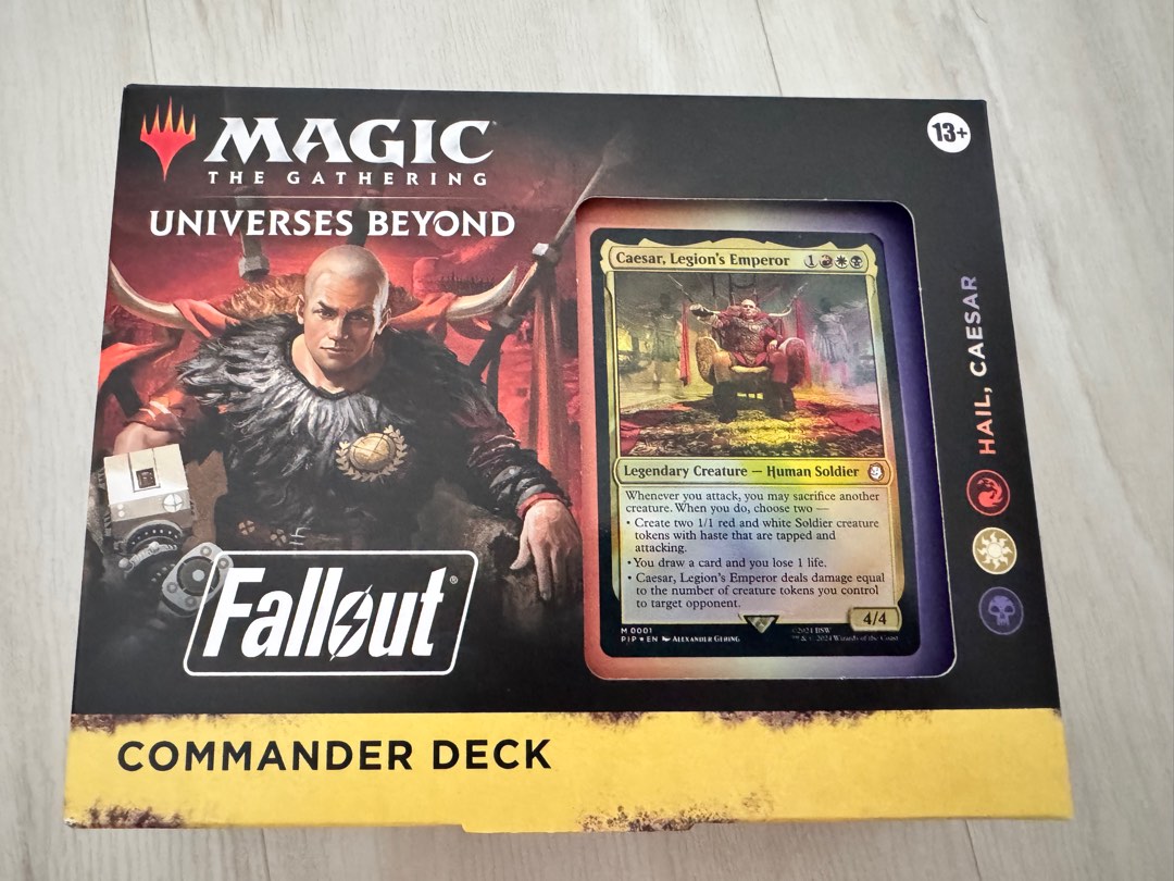 Fallout MTG Commander Deck Hail Caesar, Hobbies & Toys, Toys & Games on ...