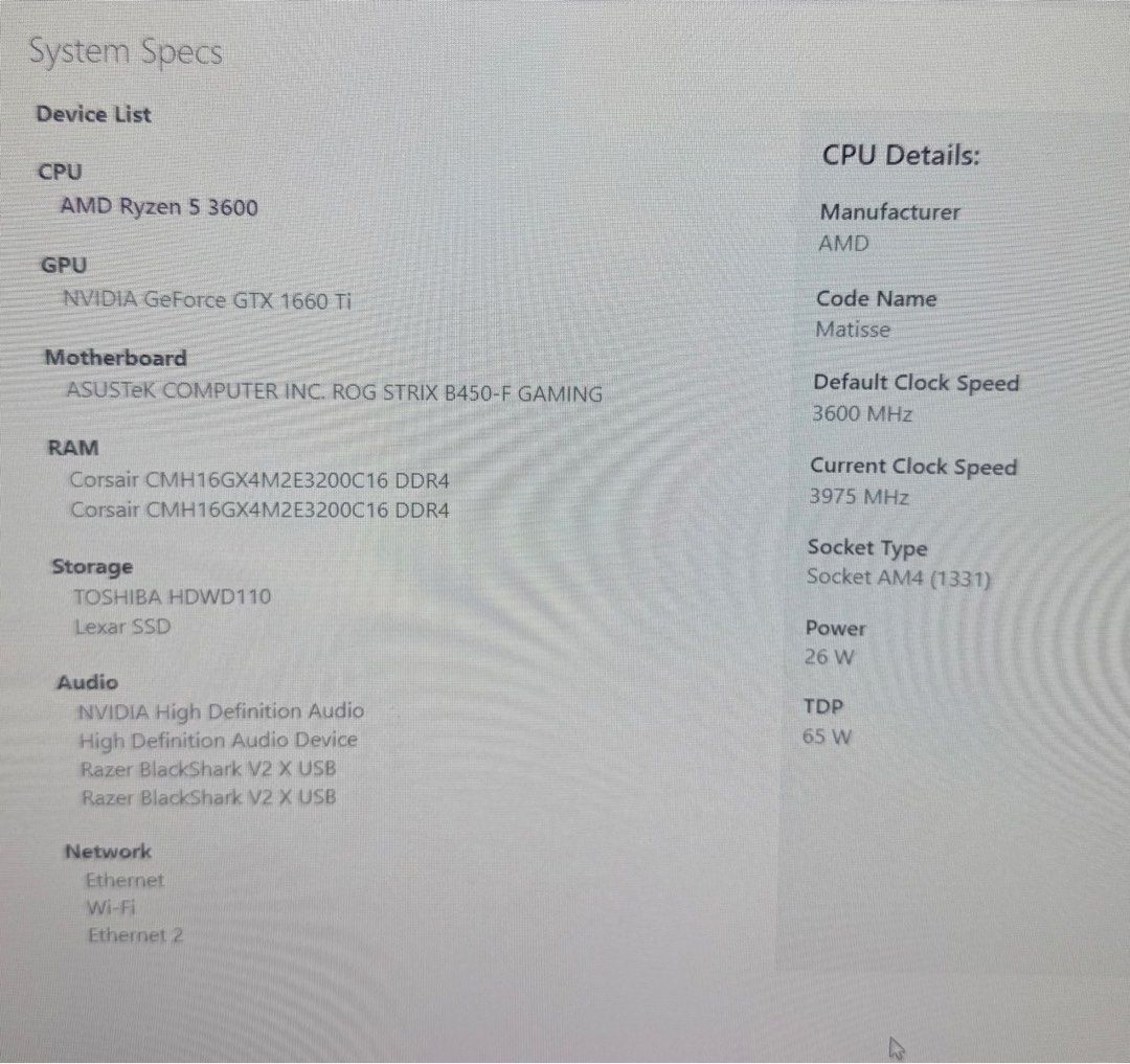 Gaming PC - AMD Ryzen 5 3600, GTX 1660 Ti63224287521665113