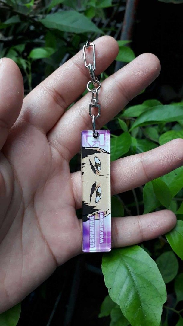 Haikyuu Ushijima acrylic keychain (Category: Character Goods) located in Tuguegarao City. Submitted by Azzykimee (Listing ID 1380874990, Image 1). Description: ❗Actual Items Posted What you see is what you Get ❗ Colour may differ personally due to lightning ❗ Pls. Check every photo provided ❗ This Item may look new, but still, pls., do manage your expectations It might not be in pristine condition anymore ☺️ Courier: Direct Jnt Flash Express ( no