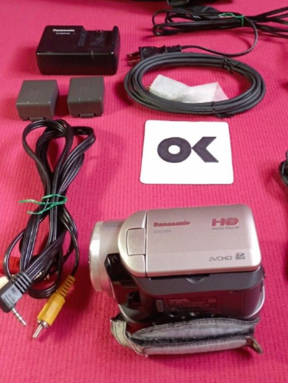 Handycam Camcorder Handheld Video Recorder (Category: Video Cameras) located in Binan City. Submitted by ollkorrect (Listing ID 1238889194, Image 2). Description: All working!!! Panasonic HDC-HS9 Quick specs: Panasonic HDC-HS9 USB, HDMI, D terminal/Digital Video, SDHC, SD with built-in 60GB HDD Anti-Shake, Low Light feature Screen Size 2.7 Inches Optical Zoom 10x Video Capture Resolution 1080p +ship nationwide via J&T Issues: LCD burn/backlight i