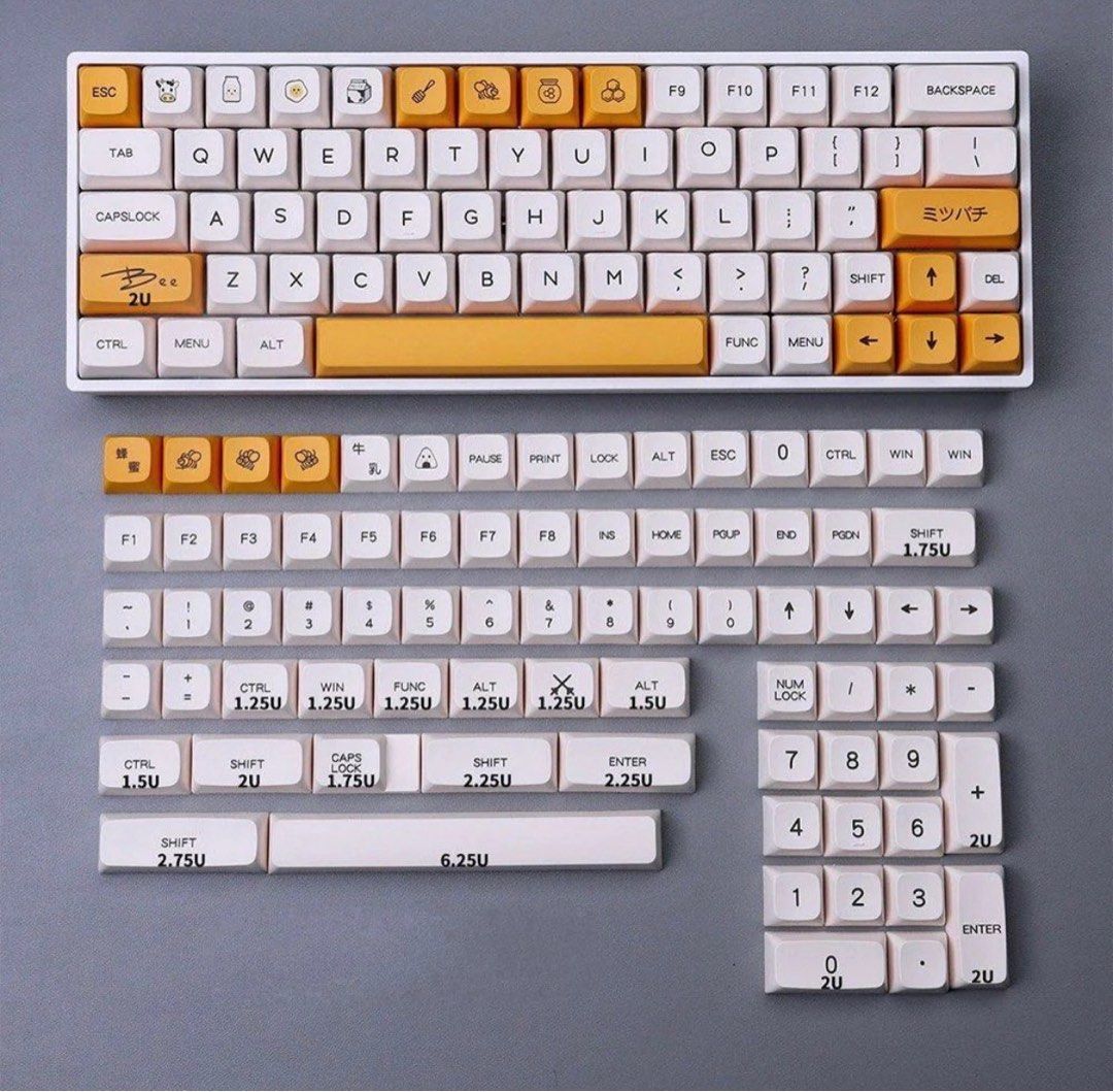 honey and milk xda keycap