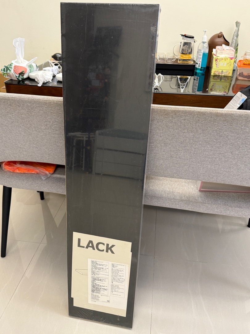 IKEA LACK Shelf - Black, Furniture & Home Living, Furniture, Shelves ...