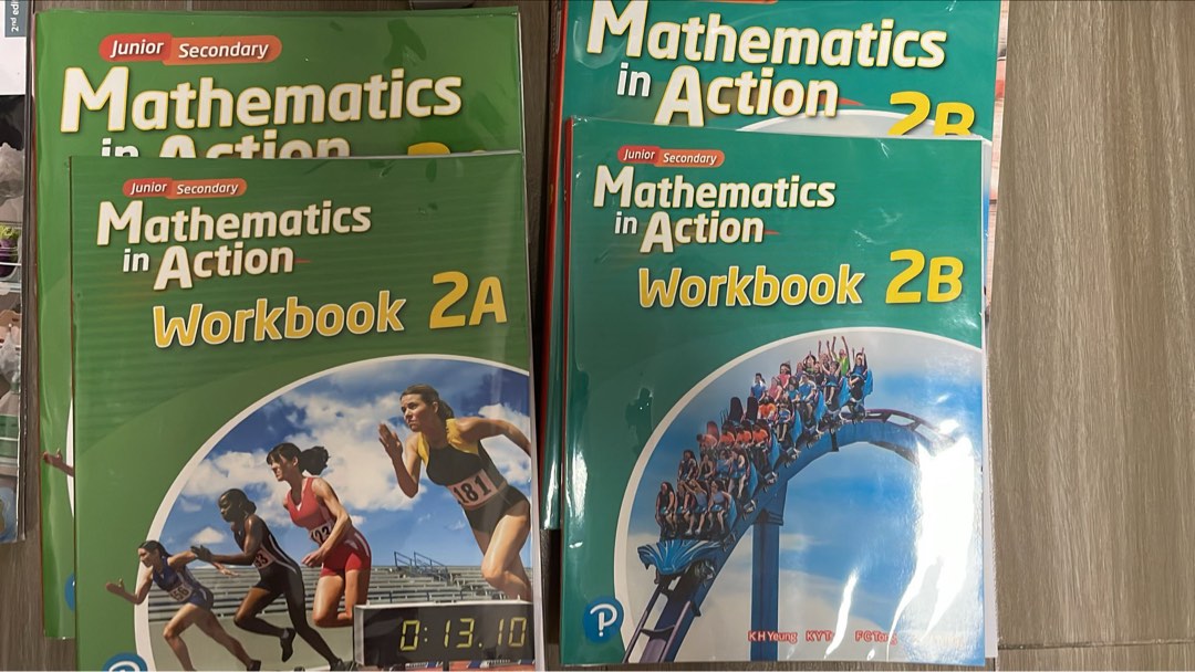 Junior Secondary Mathematics in Action 2A 2B 連 Workbook, 興趣及遊戲, 書本 & 文具 ...