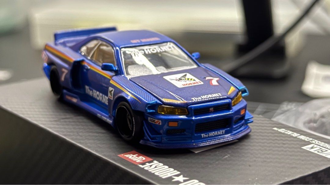カイドウハウス BLKLTD 日産 スカイライン R34 ホーネット Kaido House BLKLTD BLK LTD Nissan Skyline GT-R R34 Blue Hornet