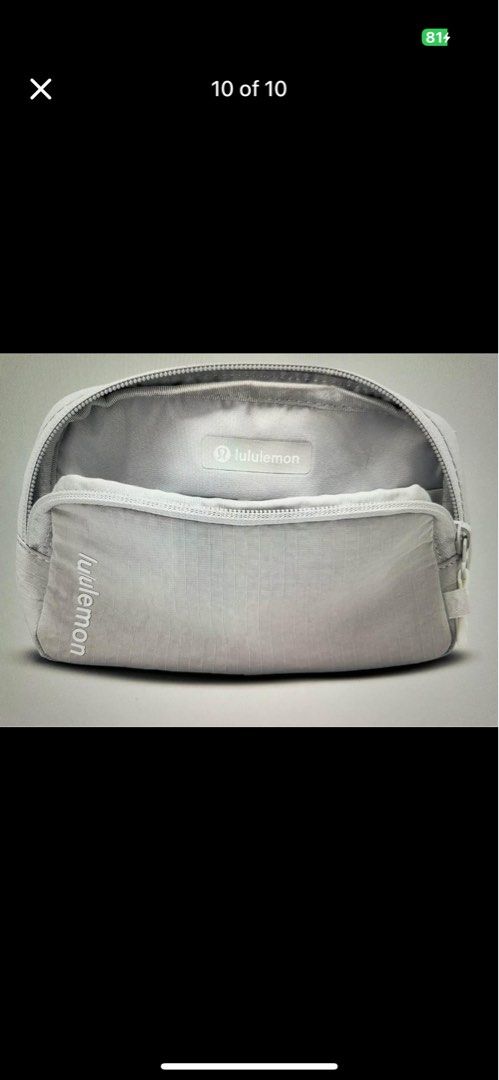 Lululemon Belt bag (Category: Cross-body Bags) located in Mandaluyong City. Submitted by mayanimosity (Listing ID 1380710957, Image 3). Description: Lululemon Belt bag Size: 1 liter Brand new Gray 2500 - LAST PRICE MOP: Cash, GCASH, Maya, Metrobank Courier: Grab, Lalamove, LBC Ships from Plainview Mandaluyong to be paid and arranged by buyer.