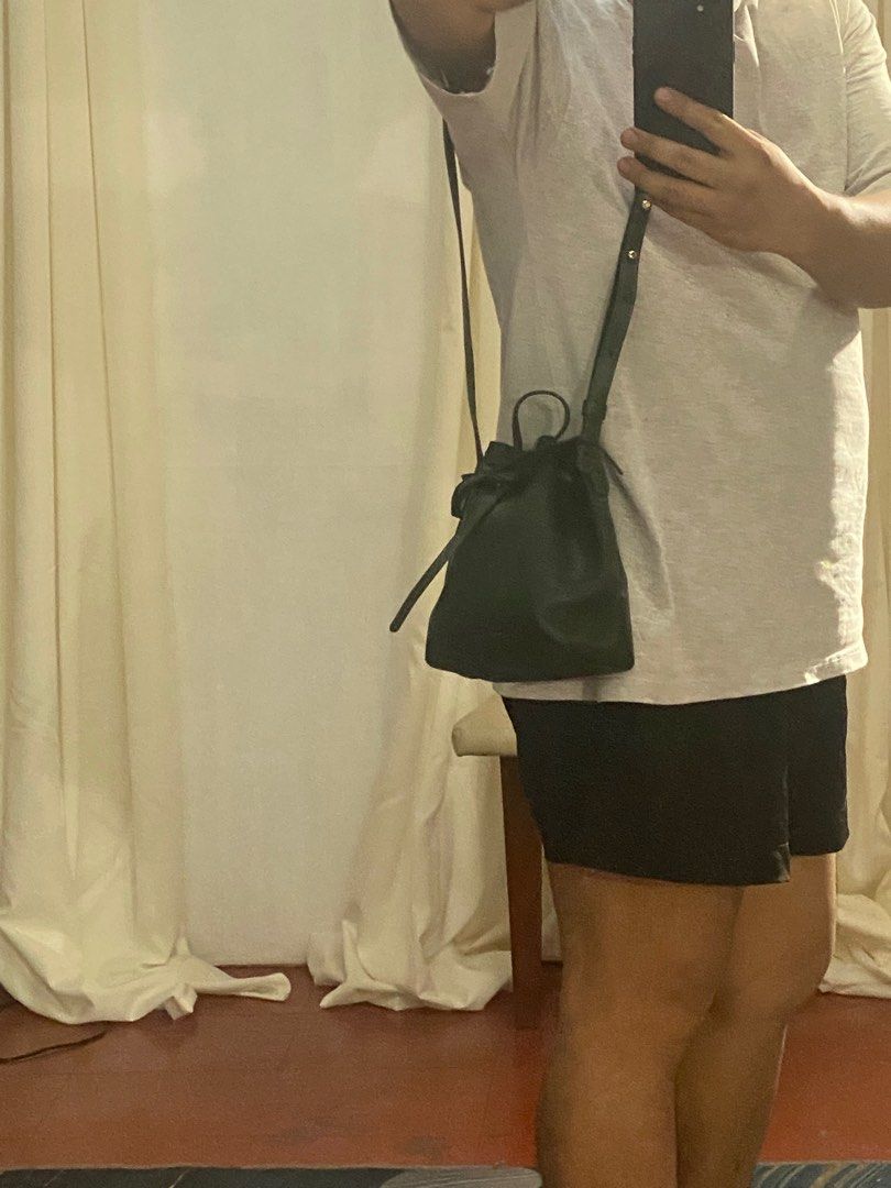 Mansur Gavriel (Category: Luxury Bags & Wallets) located in Bacolod City. Submitted by ghurlonlineshop (Listing ID 1380759733, Image 3). Description: 8/10 condition mansur Gavriel Mini bucket bag minor scratches bottom fades .