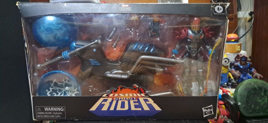 Marvel Legends Cosmic Ghost Rider (Category: Figurines & Statues) located in Manila. Submitted by ninja_kid (Listing ID 1380824536, Image 1). Description: Brand new, sealed. Not mint package as shown in the actual photo..