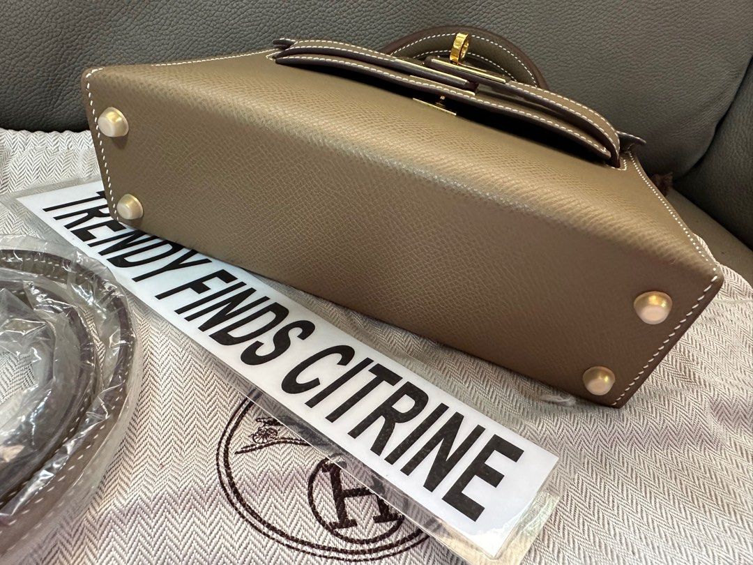 Mini Kelly (Category: Luxury Bags & Wallets) located in Manila. Submitted by trendyfindscitrine (Listing ID 1380723032, Image 3). Description: -Legit Hand made as seen on the photos -Dust bag included #hermesminikelly.