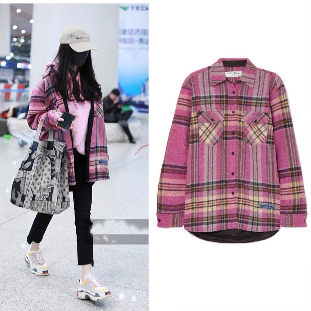 Moving Sale!! We11done Check Wool Shirt In Pink (Category: Women's Clothes) located in Ararat. Submitted by colorlala118827 (Listing ID 1380885919, Image 1). Description: ✅Details: S size ✅Condition: Wore once, almost brand new ✅Price: $70 ✅Pickup: Pick up in CBD or any station in Metro or South Morang. CASH ONLY..