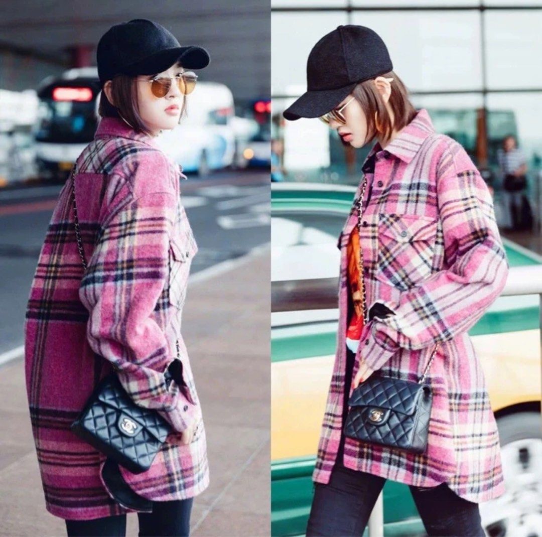 Moving Sale!! We11done Check Wool Shirt In Pink (Category: Women's Clothes) located in Ararat. Submitted by colorlala118827 (Listing ID 1380885919, Image 2). Description: ✅Details: S size ✅Condition: Wore once, almost brand new ✅Price: $70 ✅Pickup: Pick up in CBD or any station in Metro or South Morang. CASH ONLY..