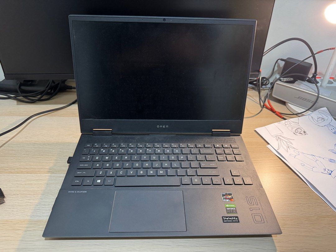 NEGO HP OMEN 15 Gaming Ryzen 4800H RTX 2060 Upgrade 32GB RAM 1TB  SSD - Main Image