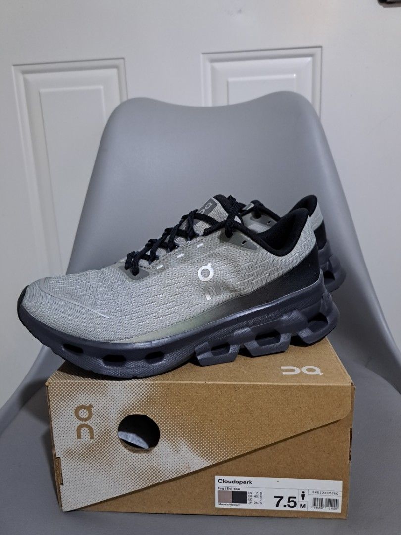 On Cloudspark Fog Eclipse (Category: Sneakers) located in Muntinlupa City. Submitted by archer_closet (Listing ID 1380806381, Image 2). Description: like new worn once.