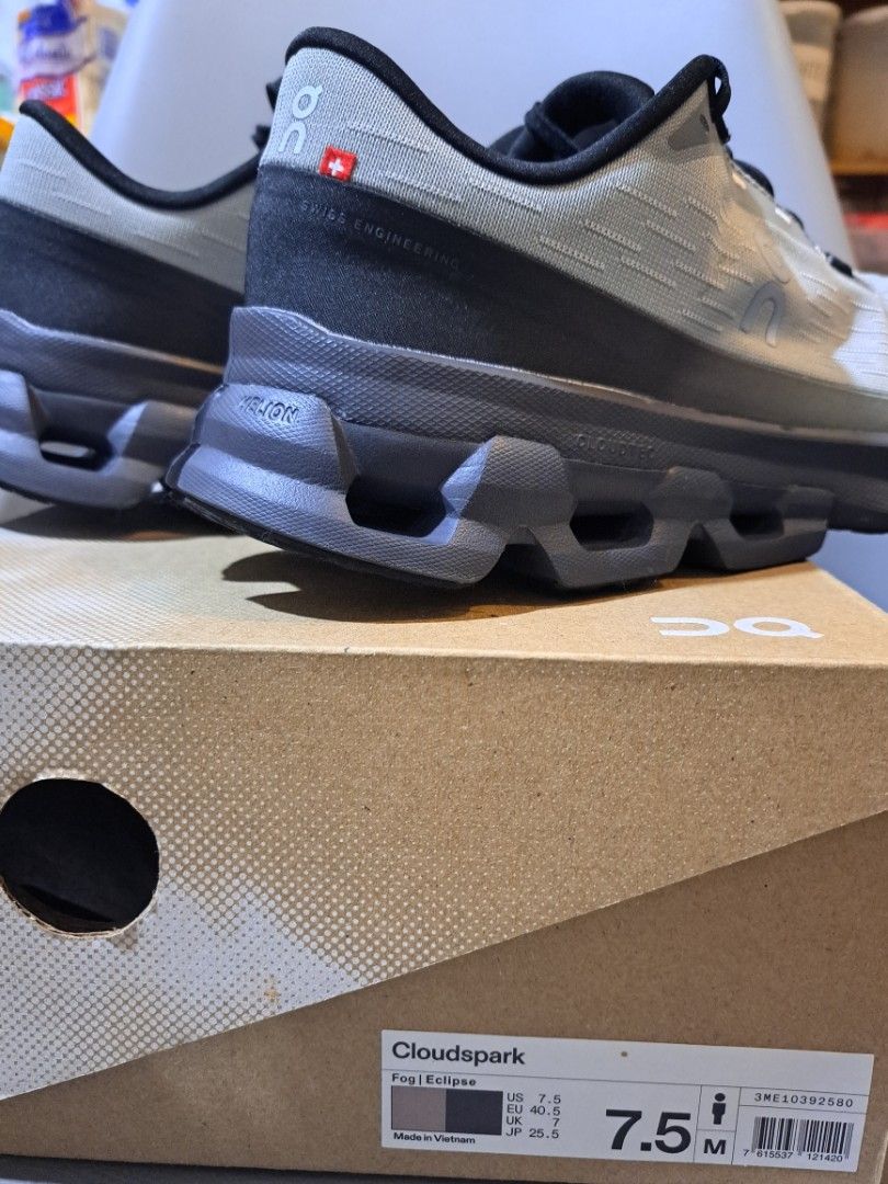 On Cloudspark Fog Eclipse (Category: Sneakers) located in Muntinlupa City. Submitted by archer_closet (Listing ID 1380806381, Image 3). Description: like new worn once.