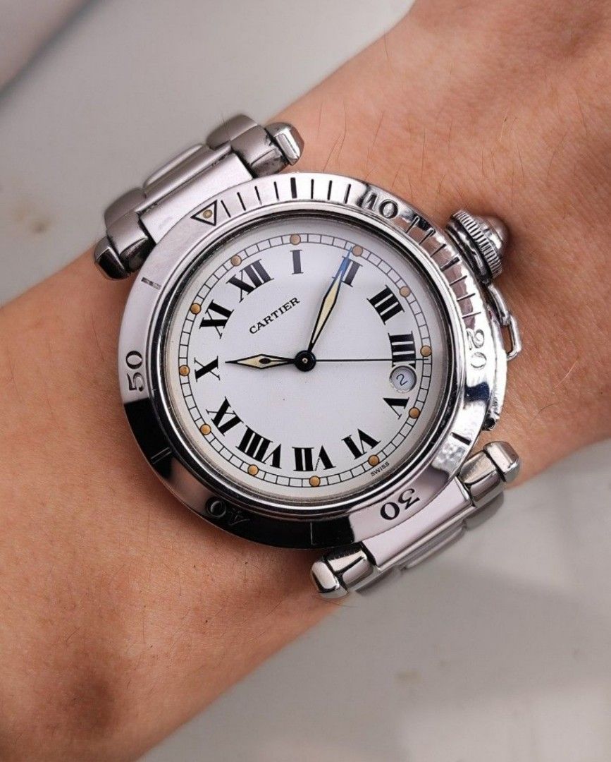 Original Cartier Pasha (Category: Luxury Watches) located in San Juan City. Submitted by exclusivelyours (Listing ID 1380875548, Image 1). Description: Description of the watch posted in the last photo. PM if interested 😊.