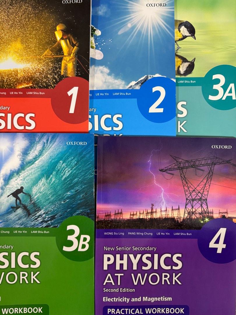 Oxford Physics At Work practical workbook 1 2 3A 3B 4 second edition ...