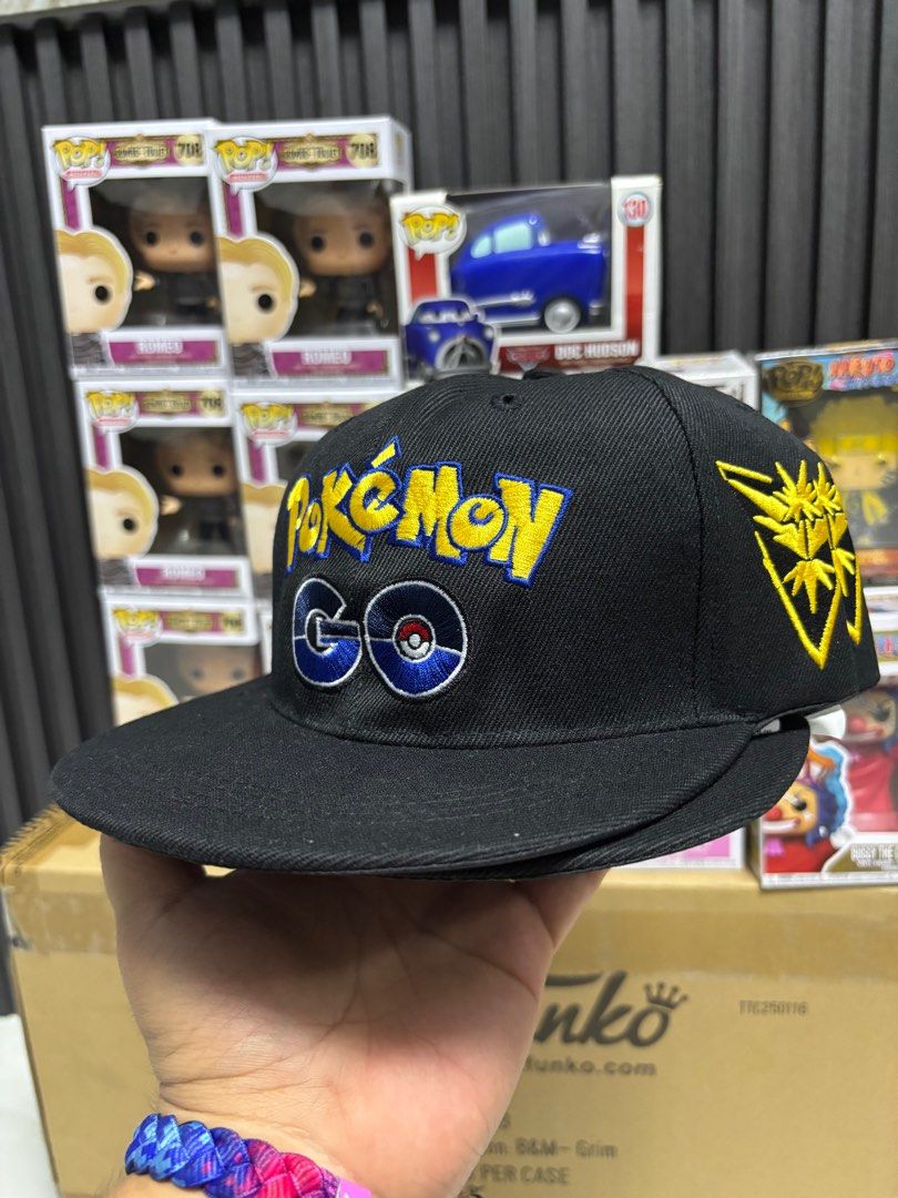 Pokemon Cap (Category: Caps & Hats) located in Quezon City. Submitted by gmintcollectibles (Listing ID 1380851615, Image 2). Description: Pokemon Go Cap P350 each Available: last 5 pcs 📍Baliuag or Meycauayan Bulacan 💸 BPI / Gcash.