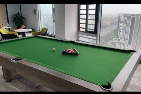 Pool table (Category: Billiards & Bowling) located in Singapore. Submitted by estorapooltable (Listing ID 1380772097, Image 3). Description: This versatile table is a 3-in-1 design, functioning as a billiard table, ping pong table, and dining table. It comes with all the accessories shown in the images, including billiard balls, cues, and ping pong equipment. Table cloth color options are available. Perfect for home or office use..