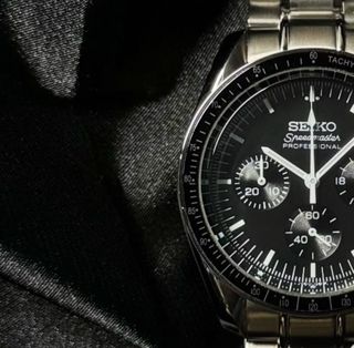 Seiko Mod Watch 計時手錶 Speedomaster Black 40mm64205028210179110