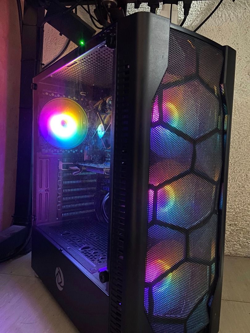 system unit good for basic tasks (Category: Desktops) located in Navotas City. Submitted by emei_26 (Listing ID 1380806921, Image 1). Description: pc specs: cpu: intel core i3 3210 mobo: asus p8h61-m lx r2.0 ram: 8gb ddr3 ram ssd: adata 250gb hdd: seagate 200gb gpu: galax gt610 2gb psu: silverstone 700 watts case: inplay meteor 3 with 4x rgb fans rfs: exta pc location: navotas city .