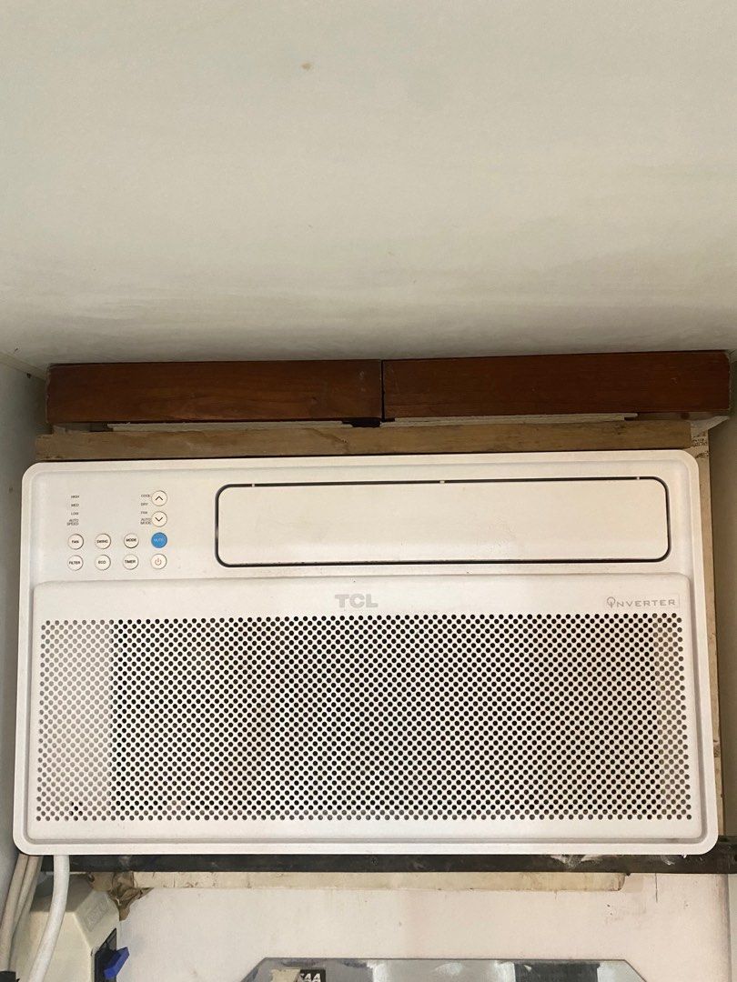 TCL INVERTER AIRCON WINDOW TYPE (Category: Other Home Appliances) located in Taytay. Submitted by prelovinit_finds (Listing ID 1380820921, Image 1). Description: TCL INVERTER WINDOW TYPE • Purchased MARCH 2025 (SM APPLIANCES) • With manuals (no box) • NEGOTIABLE (Please fair negotiation only) Rfs: need funds for school Mode of Delivery: Pick up or we deliver (car) Mode of Payment: Gcash or Cash on deliver (half payment first before we deliver) .