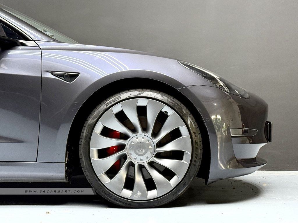Tesla Model 3 Disc Rims Tesla Model3/ Ori Rims, Car Accessories, Tyres & Rims on Carousell