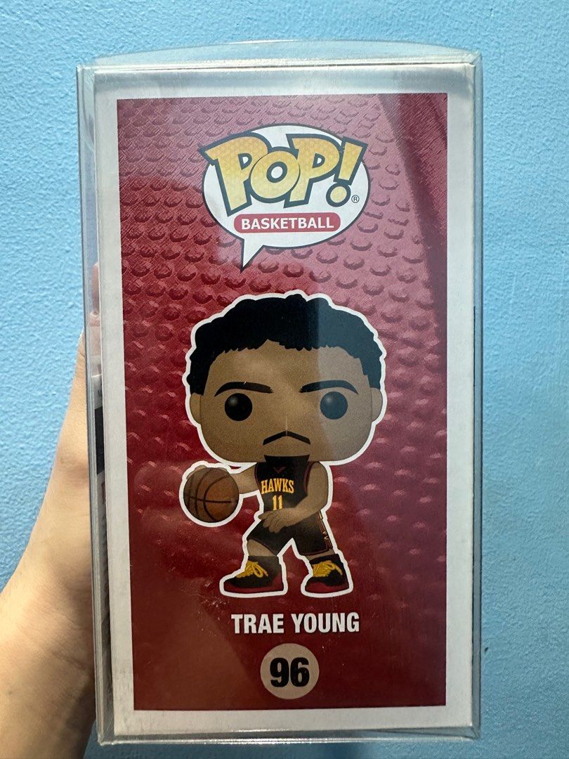 Trae Young OG Funko (Vaulted) (Category: Designer & Blind Box Toys) located in Manila. Submitted by chu95187 (Listing ID 1380896267, Image 3). Description: Trae Young OG Funko (Vaulted) Mint NOOB (check photos first) Price: 700 only (lowest in the market) Free boss protector and card at the back Rfs: Unloading Payment via GCash or GoTyme only. Delivered via any motorbike courier, buyer's risk and expense. Crossposted*.