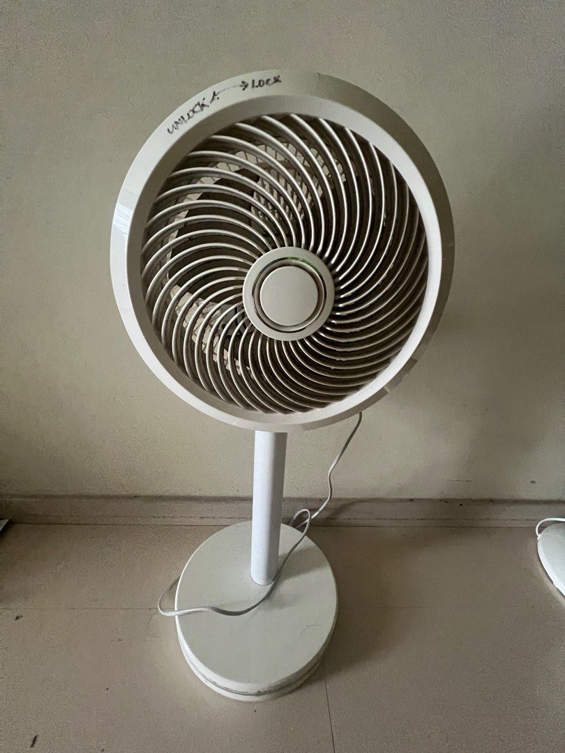 White Stand Fan