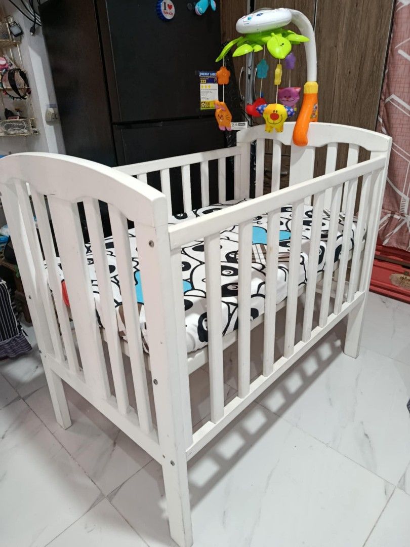 WOODEN CRIB (w/ FOAM) (Category: Babies & Kids Fashion) located in Makati City. Submitted by create_s (Listing ID 1380710287, Image 2). Description: VICTORIA WOODEN CRIB w/ FOAM FREE: 3 BEDSHEETS (diana&joyce) Naadjust Bed. RFS: Need space for playpen sa house and ayaw ni Baby sa crib. ever since co-sleeping kame. Bought this last December for P7k sa SM Selling Price: from P4,100 LOC: GMA, Cavite Meetup: GMA, CARMONA, SOUTHWOODS, SM DASMA. add ca
