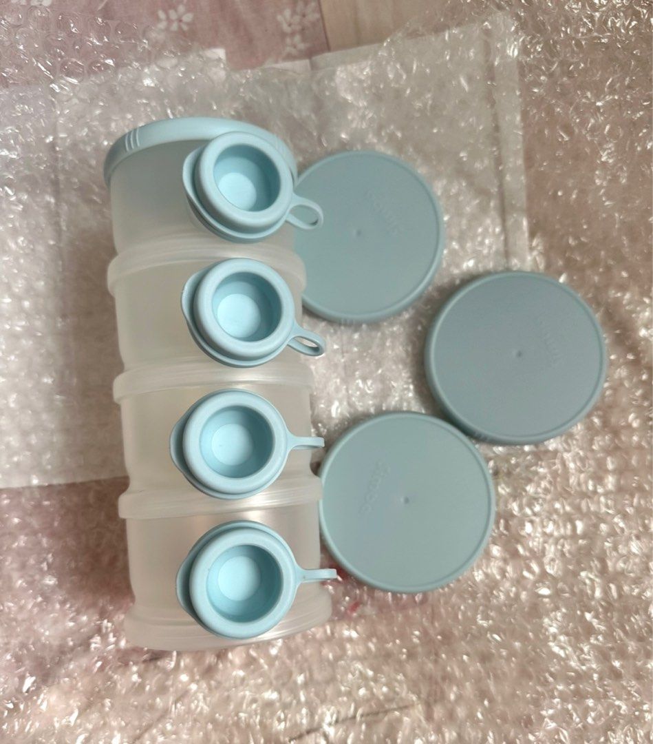 由 tina00289 (刊登 ID 1380903175，圖片 3) 提交，位於 新北市 (New Taipei) 的 奶粉分裝盒一個150 (類別：其他外出用品)，說明：少用奶粉分裝罐。