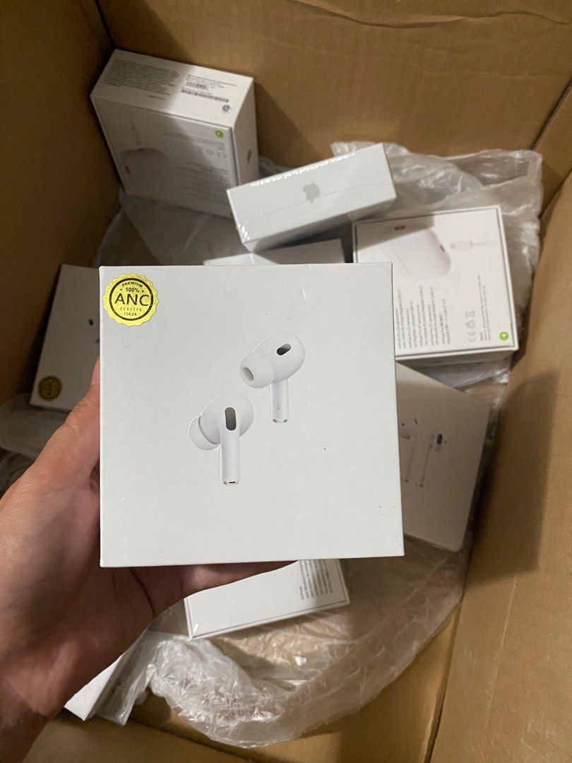 Airpods Pro 2nd gen (Category: Earphones) located in Manila. Submitted by mh.gadgetsaccessories (Listing ID 1380983398, Image 2). Description: open for retail & bulk order.