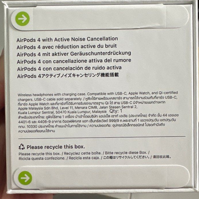 Apple AirPods 4 with Active Noise Cancellation63076374057218111