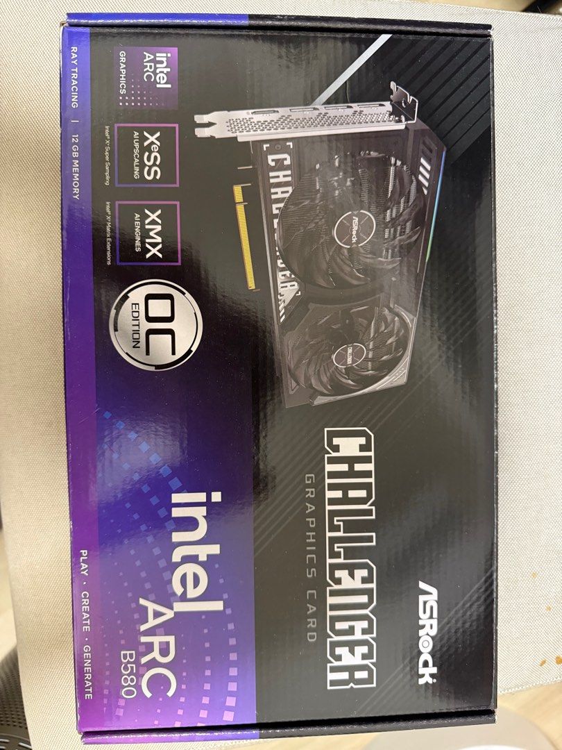 ASRock Intel Arc B580 Challenger OC Edition Graphics Card