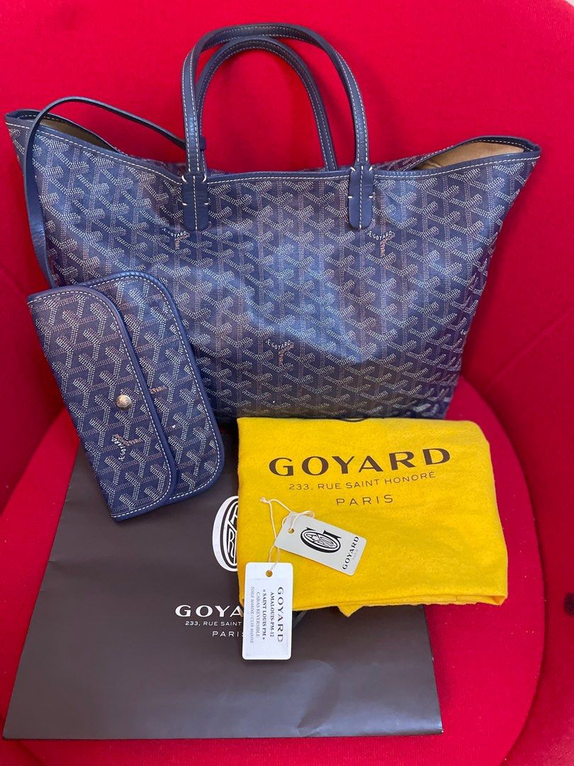 Authentic Goyard St Louis Cabas Tote PM (Category: Luxury Bags & Wallets) located in Lucena. Submitted by huehouse (Listing ID 1380912813, Image 1). Description: Authentic Complete with paper bags, tags, papers included Needs cleaning .