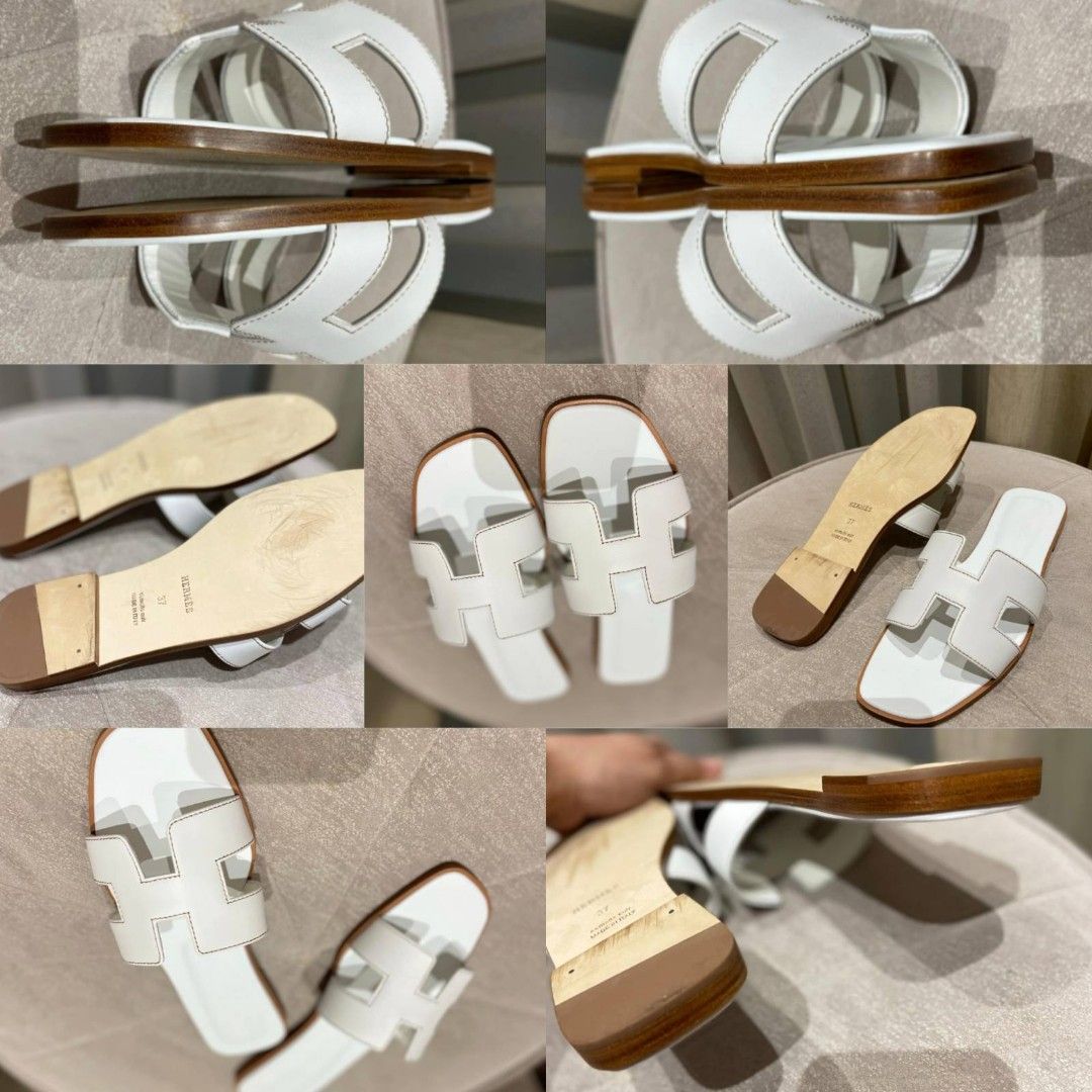 Authentic Hermes Oran Lambskin With Authenticity Documents (Category: Sneakers & Footwear) located in La Trinidad. Submitted by designerluxeshop (Listing ID 1373637705, Image 1). Description: Pre-owned Hermes Oran lambskin with authenticity documents size 37, 💯% guaranteed original, in good condition, shipping is free, message me if interested, delivery is scheduled discount is offered for cash buyer layaway is accepted 20% dp and 80% balance pa