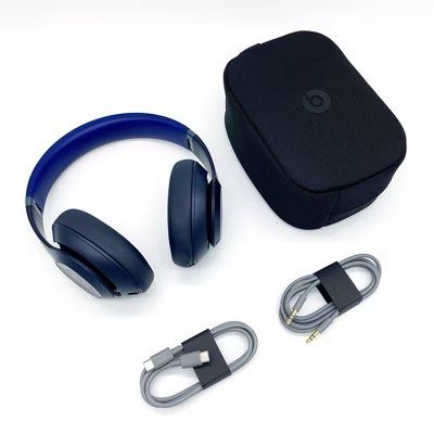 Beats Studio Pro Headphones - Blue (Category: Headphones & Headsets) located in Singapore. Submitted by baghdadi (Listing ID 1379525556, Image 2). Description: Excellent condition Beats Studio Pro Wireless headphones. Features noise cancellation and comfortable earcups. Full set with box, cables and carrying case. Warranty over. .