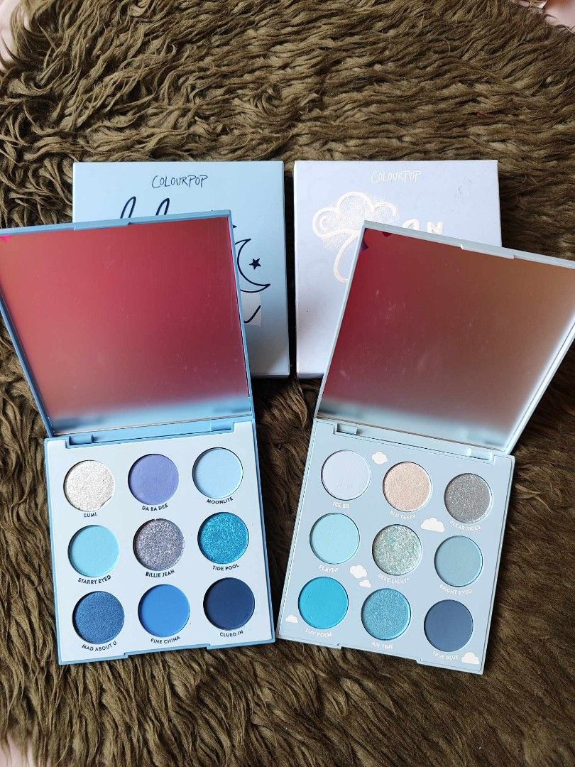 Colourpop Eyeshadow palette Blue tone (Category: Makeup) located in Quezon City. Submitted by applereinna-50241 (Listing ID 1380977472, Image 2). Description: ✨ Add a pop of color to your eyes! ✨ 💙 Colourpop Eyeshadow Palettes – perfect for blue tone lovers 💙 ✅ Assorted shades for every mood ✅ Pigmented & easy to blend – beginner & pro friendly! 100 % Authentic 📩 DM us for inquiries 🚚 Same day delivery via Lalamove and Grab 💵 MOP: GCash | BD