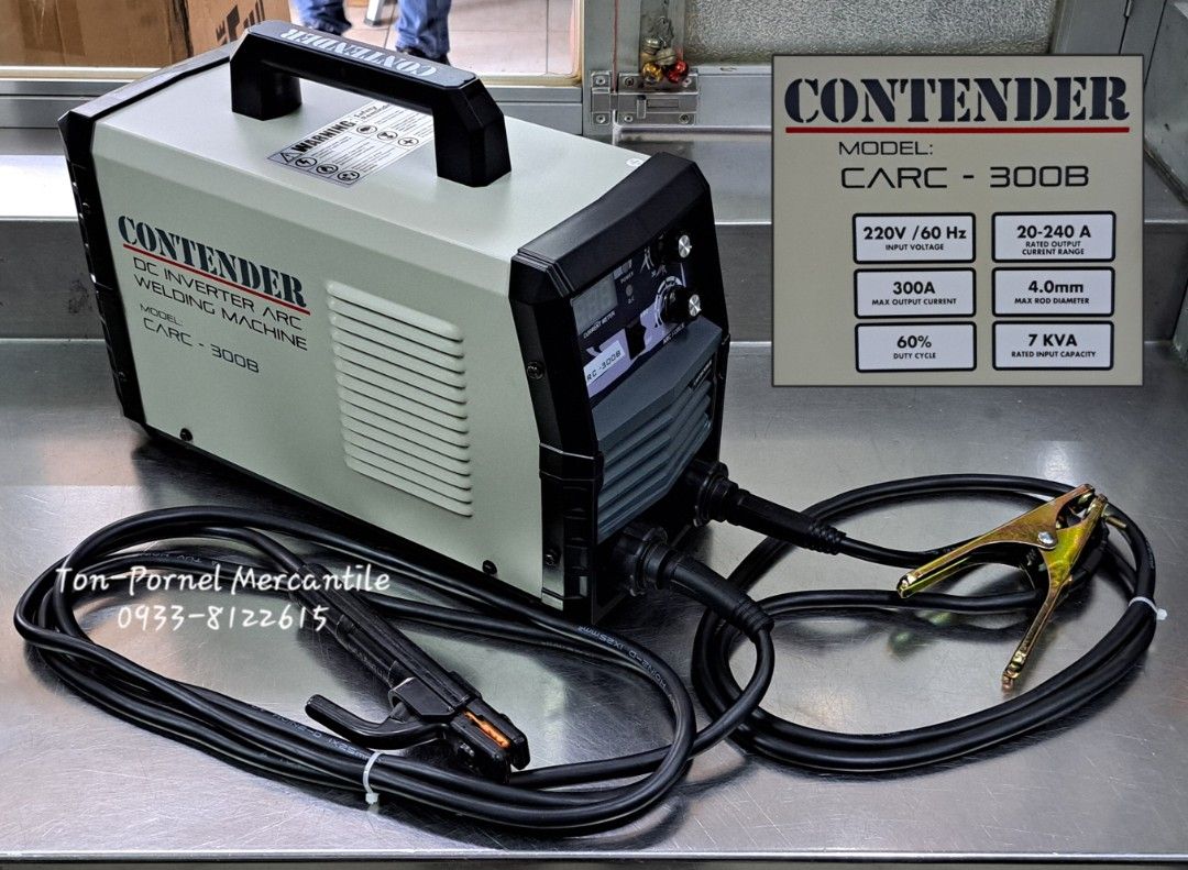 CONTENDER CARC-300B New Generation DC INVERTER ARC WELDING MACHINE (Category: Construction Tools & Equipment) located in Manila. Submitted by tonpornel (Listing ID 1380933045, Image 1). Description: CONTENDER CARC-300B New Generation DC INVERTER ARC WELDING MACHINE Ton-Pornel Mercantile • We supply Powertools, Hardware tools, Plumbing, Paints, Electrical and Construction materials • We offer Paint Mixing and Powertools Repair Visit us: 38 Marcos 