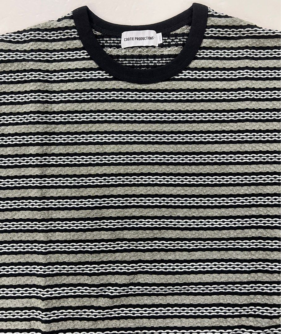 Cootie Productions Jacquard Border S/S Tee 男裝 上身及套裝 T shirt、恤衫、有領衫 Cootie Productions Jacquard Border S/S Tee 男裝 上身及套裝 T shirt、恤衫、有領衫