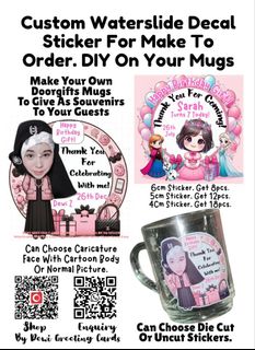 Temp Tattoo, Nail Decal Waterslide & Waterslide Decal For Paste On Mug,  Tattoo Transfer Stencil Printing Collection item 3