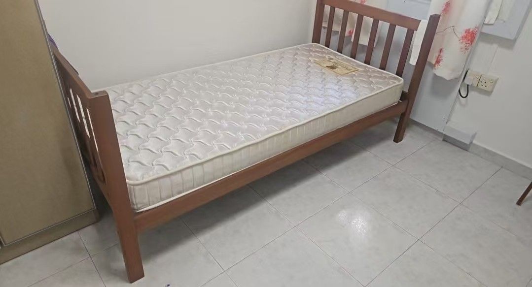 Delivery Single bed with mattress