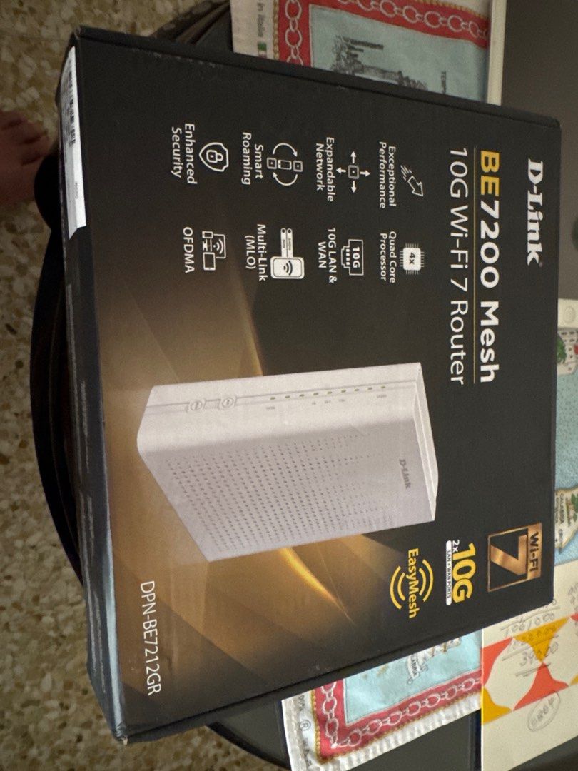 D-Link BE7200 Mesh 10G Wi-Fi 7 Router