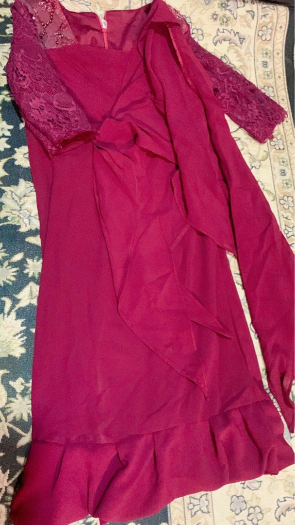 dress burgundy 1-2y (Category: Babies & Kids Fashion) located in Johor Bahru. Submitted by jajaiskandar (Listing ID 1380953445, Image 1). Description: 1-2y sesuai cod jb.